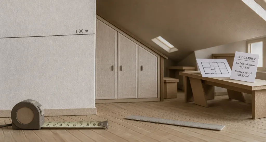 Surface loi Carrez d&rsquo;une chambre : 3 règles pour éviter une baisse de prix