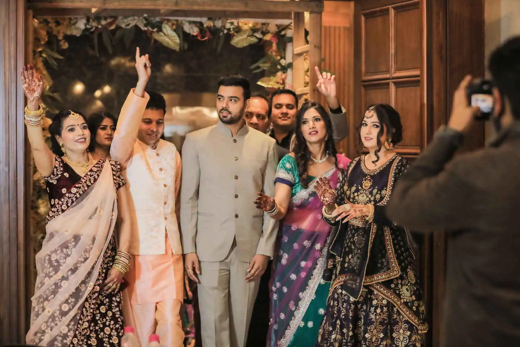 family wedding photos indian