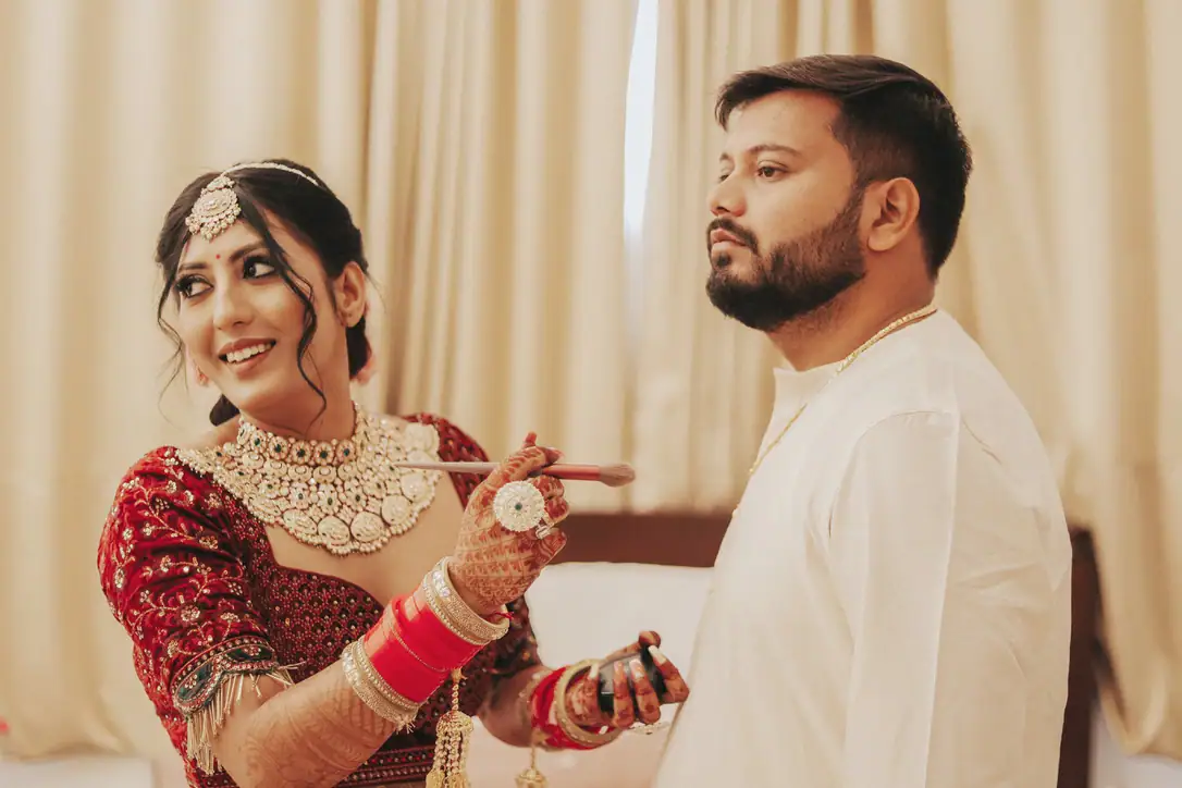 indian wedding couple photography