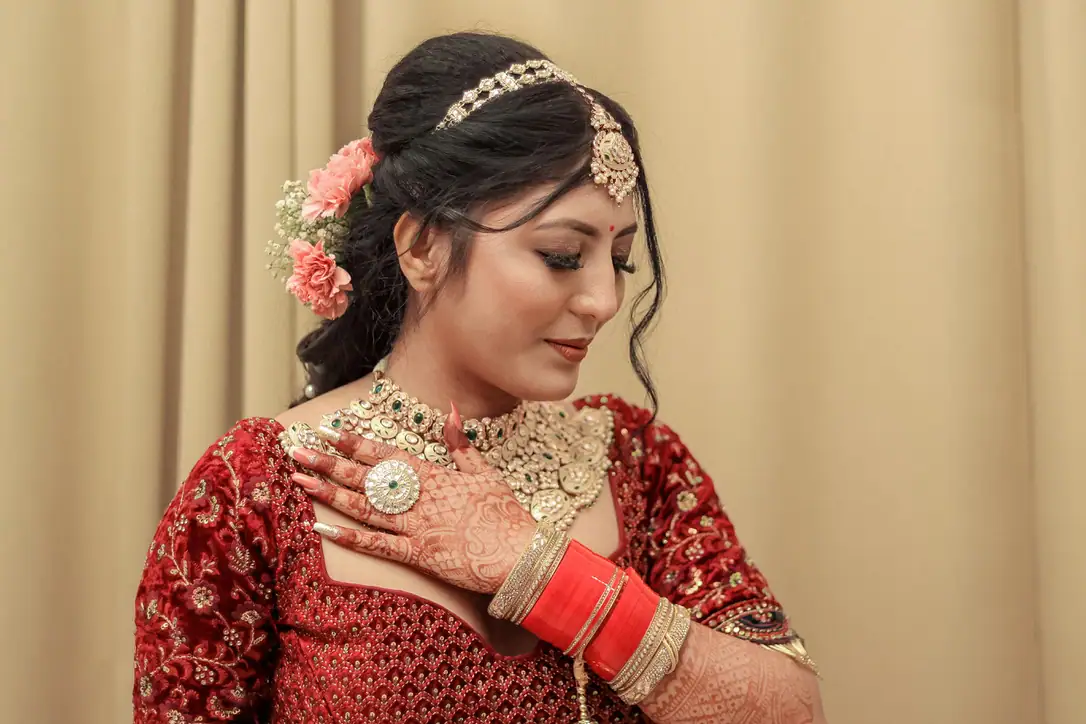 indian wedding bridal photos
