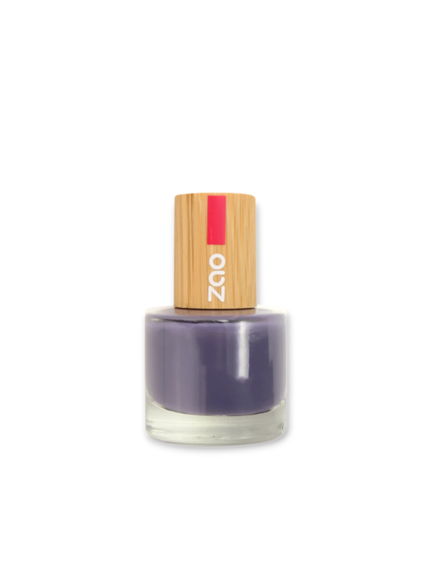 ZAO Organic Натурален лак за нокти Purple gray 673