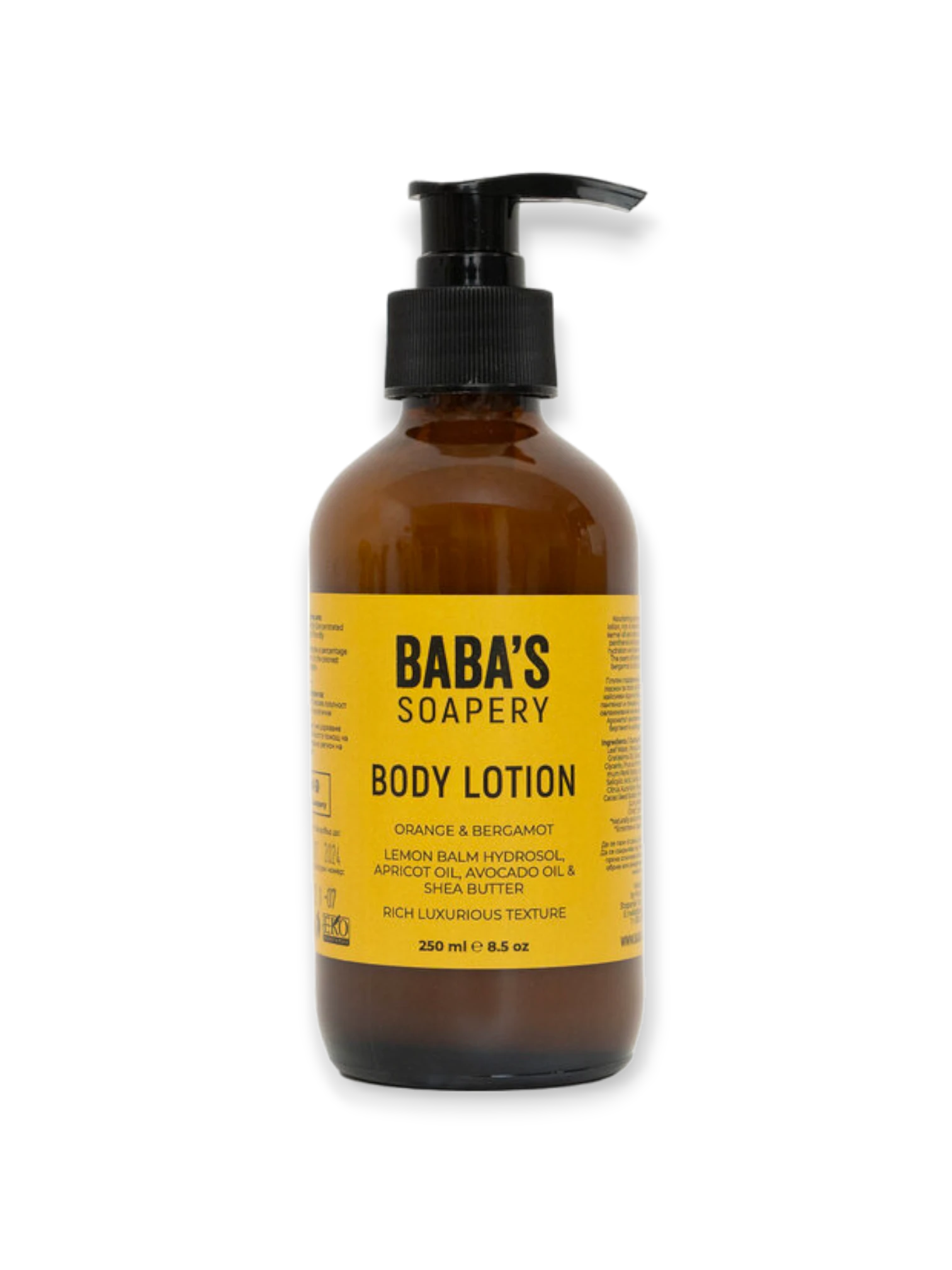Лосион за тяло с портокал и бергамот Baba`s Soapery