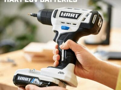 HART 20V Drill/Impact Kit کاردەکات لەگەڵ پاتری 1.5Ah Lithium-Ion، 3-Jaw - پاتری لەگەڵ نییە
