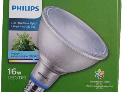 PHILIPS 533323 PAR38 FLOOD 5000K 16 WATT LED PLANT GROW LIGHT BULB DAYLIGHT
