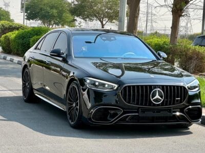 2024 Mercedes-AMG S 63 S E Performance a plug-in hybrid luxury sedan with a 4.0 liter twin-turbo V8 and an electric motor