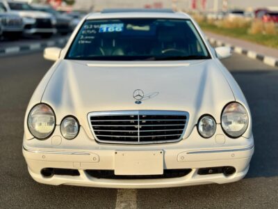 2000 Mercedes-Benz E 55 AMG 5.4 liters V8 Engine White Black