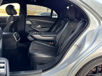 2018 Mercedes-Benz S-Class S 63 AMG 8 Cylinders Engine Silver Black Sedan