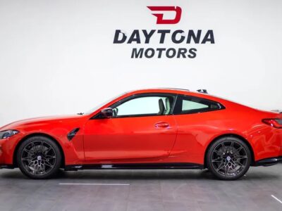 2022 BMW M4 Competition Manual transmission Orange White