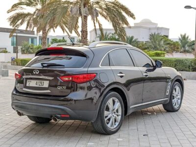 2017 Infiniti QX70 Luxury GCC Full Option TOP Premium Condition Brown