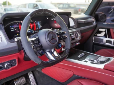2025 Mercedes-Benz G 63 AMG 8 Cylinders Engine Black Red SUV