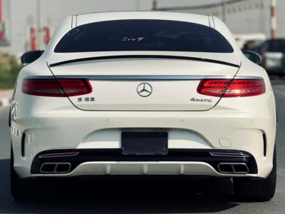 2015 Mercedes-Benz S-Class S 550 4Matic Coupe DEIGNO EDITION 1 White Red