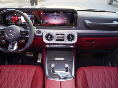 2025 Mercedes-Benz G 63 AMG 8 Cylinders Engine Black Red SUV