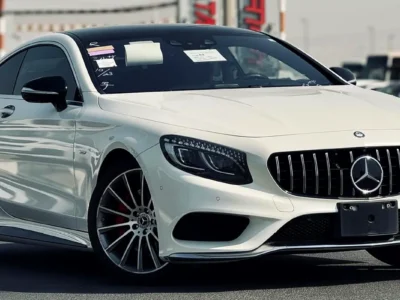 2015 Mercedes-Benz S-Class S 550 4Matic Coupe DEIGNO EDITION 1 White Red