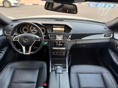 2015 Mercedes-Benz E-Class E 300 4matic Clean Title White Black