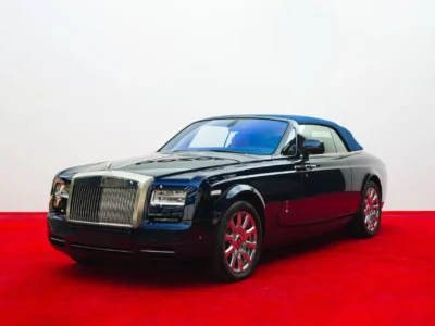 2015 Rolls-Royce Phantom Drophead 6.8L Rolls Royce Drophead Blue Tan