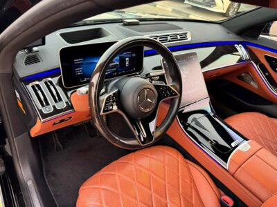 2021 Mercedes-Benz S-Class S 500l Full Option 4.5 Auction Grade Black Orange