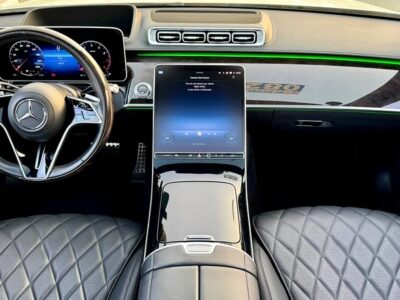 2022 Mercedes-Benz S-Class S 500l AUCTION GRADE 4.5/B White Black