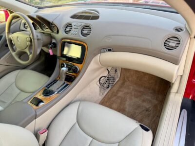 2004 Mercedes-Benz SL 350 3.7 liters V6 Engine Red Beige