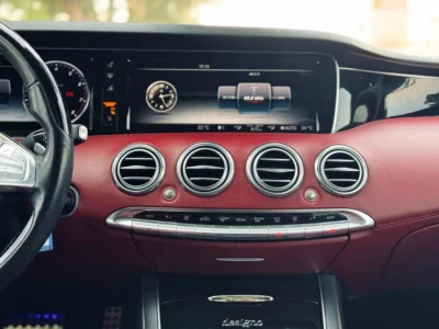 2015 Mercedes-Benz S-Class S 550 4Matic Coupe DEIGNO EDITION 1 White Red