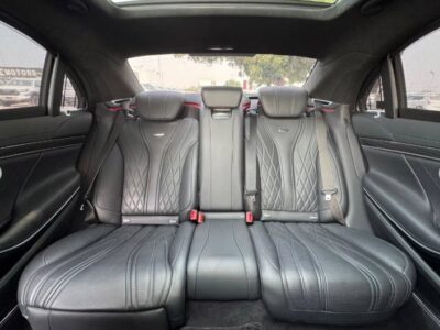 2015 MERCEDES BENZ S 63 AMG V8 AUCTION GRADE 4/B Black