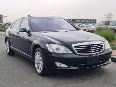 2007 BLACK Mercedes-Benz S 550 5.5 Liters 8 Cylinders V8 Engine