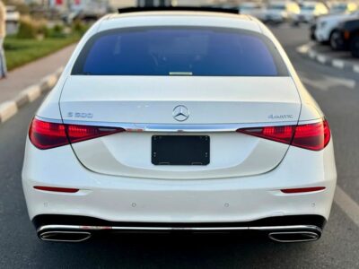 2022 Mercedes-Benz S-Class S 500l AUCTION GRADE 4.5/B White Black