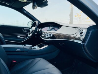 2015 MERCEDES BENZ S 400 h 3.5L V6 Hybrid Full Option Silver Black