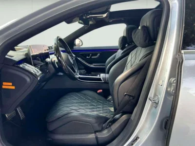 2021 Mercedes-Benz S-Class S 500 6 Cylinders Engine Silver Black