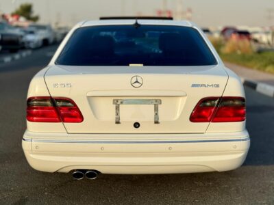 2000 Mercedes-Benz E 55 AMG 5.4 liters V8 Engine White Black