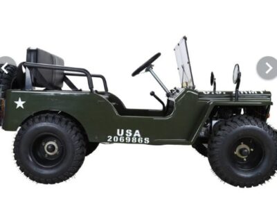 Mini Jeep 150CC 3+1 Gears Air Cooled Single Cylinder 4 stroke Green