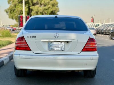2004 Mercedes-Benz S 350 3.7 Liters V6 Engine White Black