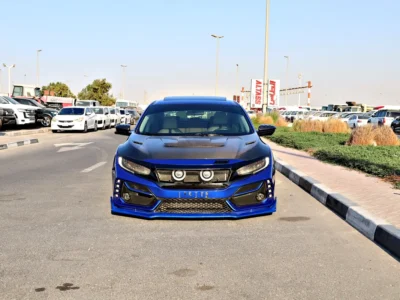 2020 Honda Civic RS TURBO FULLY MODIFIED Blue Beige GCC Specs