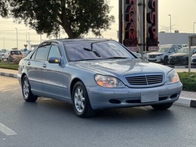 2000 Mercedes-Benz S 500 5.0-liter V8 Engine Blue Grey