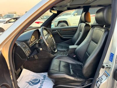 1998 Mercedes-Benz C-Class C43 AMG 8 Cylinder Clean Title Silver Black