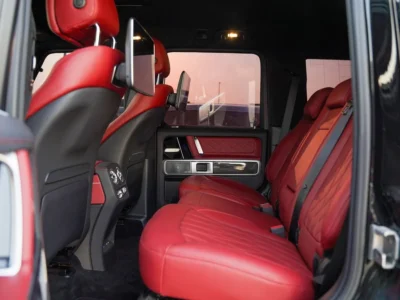 2025 Mercedes-Benz G 63 AMG 8 Cylinders Engine Black Red SUV