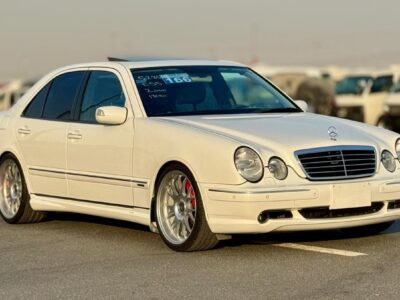2000 Mercedes-Benz E 55 AMG 5.4 liters V8 Engine White Black