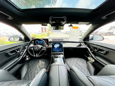 2022 Mercedes-Benz S-Class S 580 8 Cylinders Engine Black Sedan