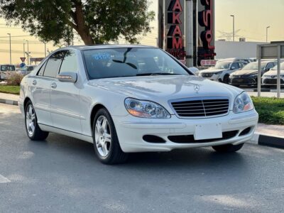 2004 Mercedes-Benz S 350 3.7 Liters V6 Engine White Black