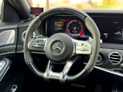 2018 Mercedes-Benz S-Class S 63 AMG 8 Cylinders Engine Silver Black Sedan