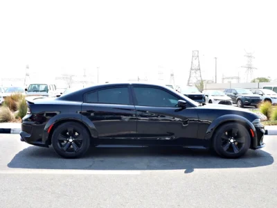 2017 Dodge Charger SXT MID 6 Cylinders Engine GCC Specs Black Sedan