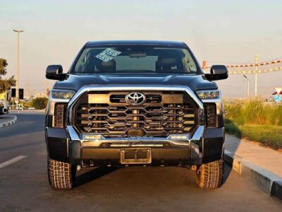 2022 Toyota Tundra CREWMAX TRD SR5 4WD Grey Black GCC Specs