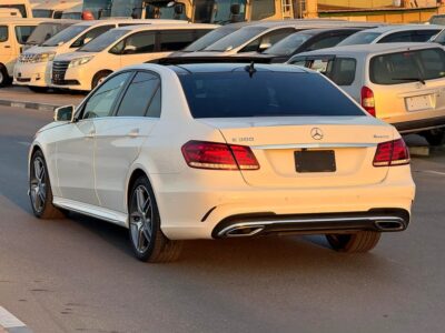 2015 Mercedes-Benz E-Class E 300 4matic Clean Title White Black