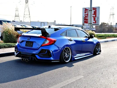 2020 Honda Civic RS TURBO FULLY MODIFIED Blue Beige GCC Specs