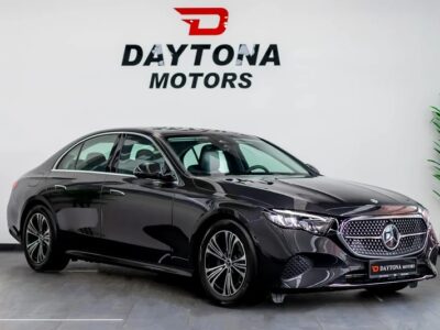 2024 Mercedes-Benz E-Class E 200 4 Cylinder Engine Black Tan