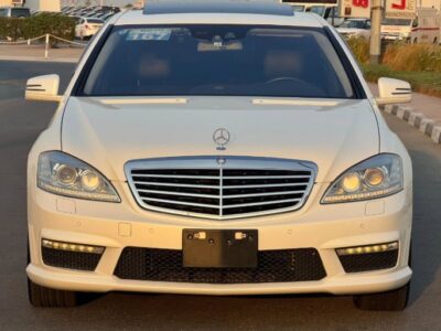 2012 MERCEDES BENZ S63 AMG V8 White-Black AUCTION GRADE 4.5/B