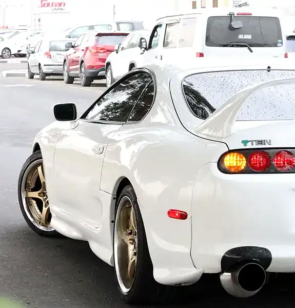 1996 Toyota Supra Premium 6 Cylinders Engine White Black Sports Car