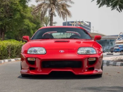 1995 Toyota Supra 3.0L Petrol Engine Auto German Spec Red Black