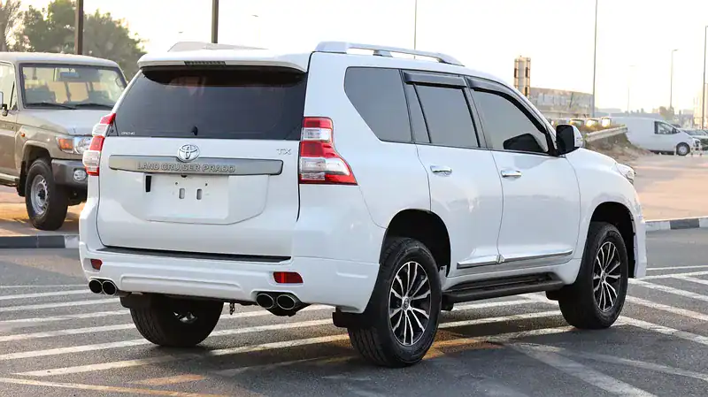 2015 Toyota Prado TX 4 Cylinders Engine Petrol White Beige SUV GCC Specs