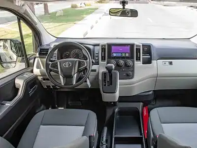 2026 Toyota Hiace High Roof 13S 3.5L AT GCC Spec White Grey