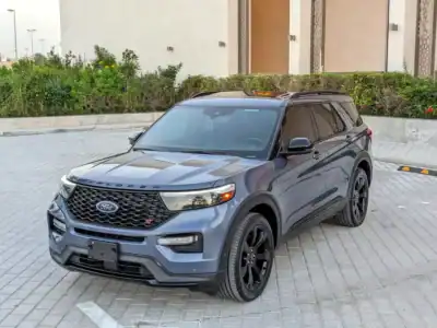 2021 Ford Explorer ST 6 Cylinders Engine Petrol Blue Black SUV